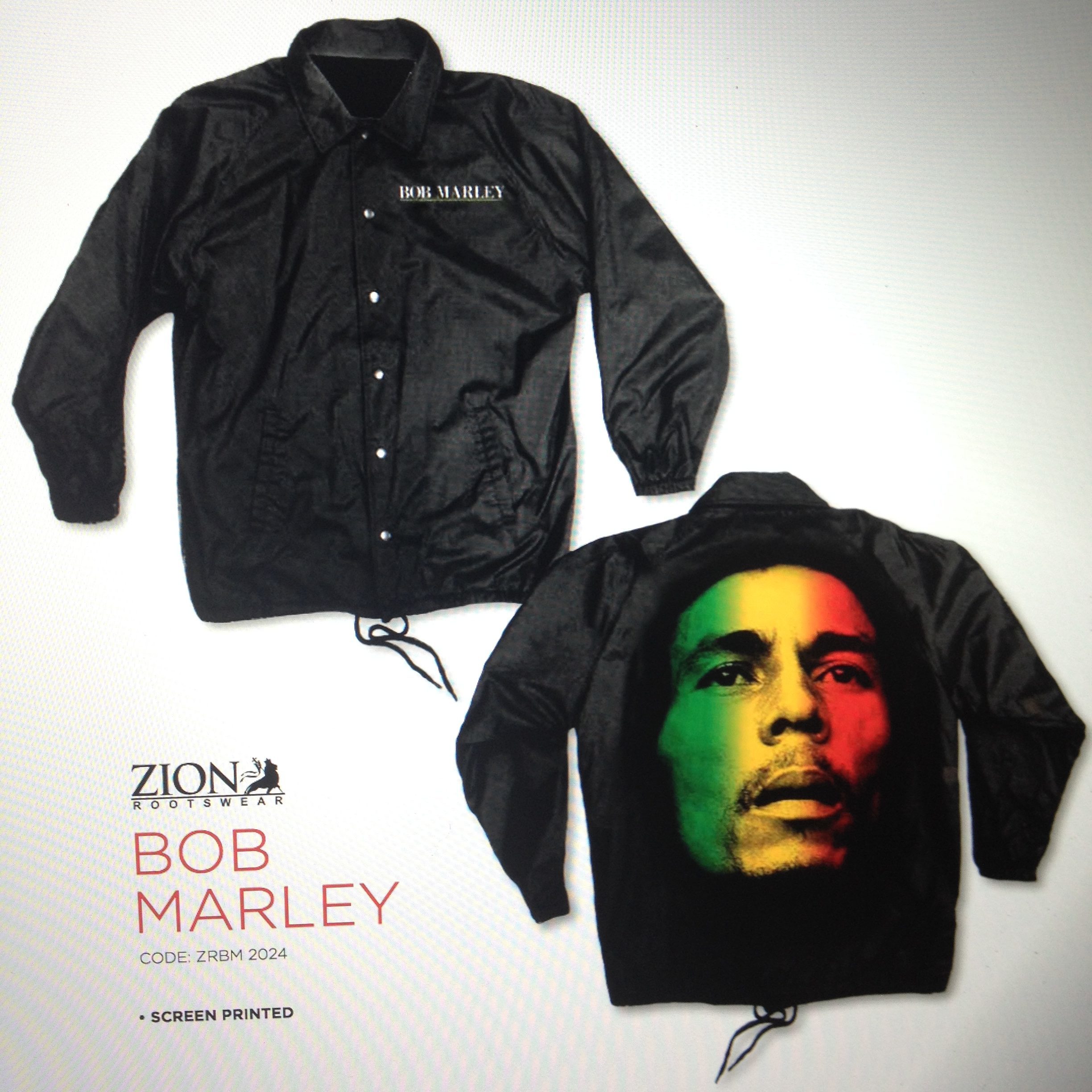 Rasta Face Coaches Jacket