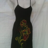 Flower Dress With 1 strip